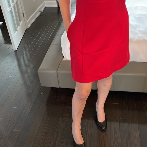 Red dress with pockets - Picture 6 of 7